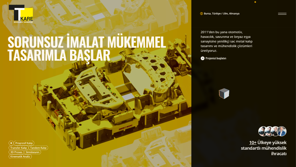 TKARE Sac Metal Kalıp Tasarım Mühendisliği